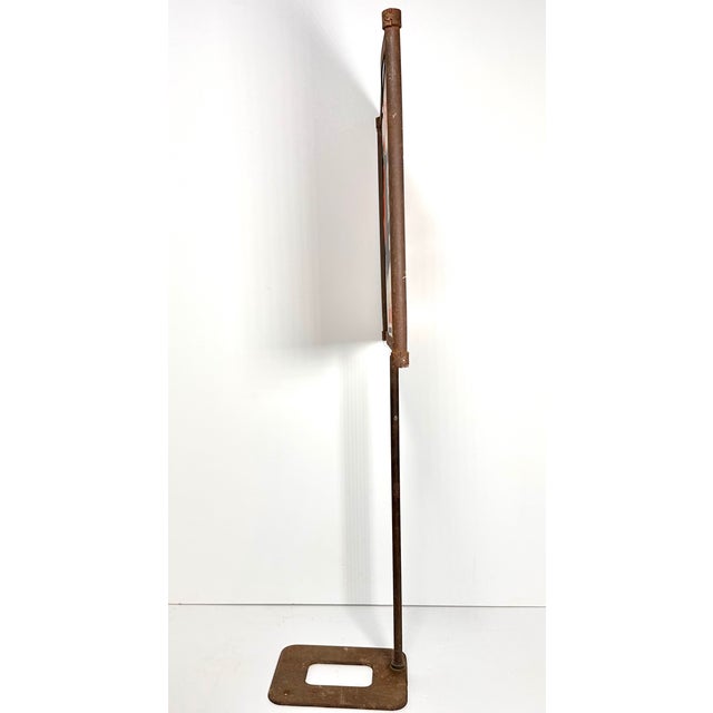 Rare & Original Drink Mission Orange Sign in Display Stand for your consideration. The stand measures approx. 26 1/4...