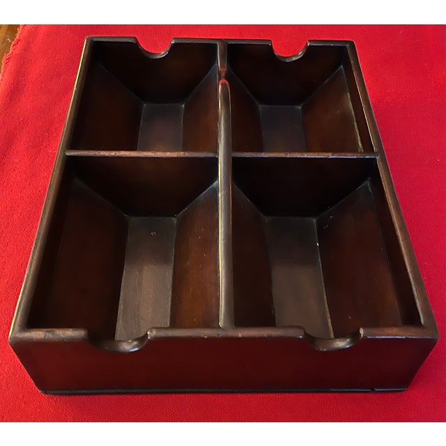 Antique 18th Century English George III Mahogany Wine Bottle Caddy 1790 - 1800 For Sale - Image 11 of 16