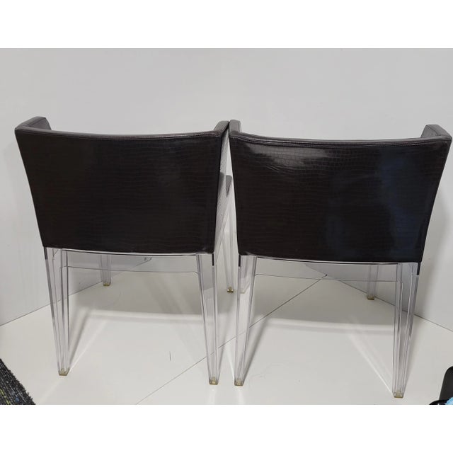Kartell Philippe Starck for Kartell Mademoiselle Chairs - a Pair For Sale - Image 4 of 11