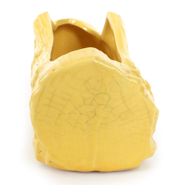 Yellow Set of 5 McCoy Planters in Yellow For Sale - Image 8 of 10