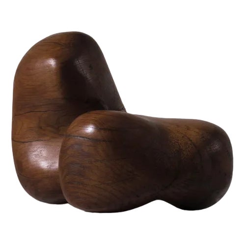 Abstract Wooden Sculpture by Hanneke Mols, 1960s For Sale