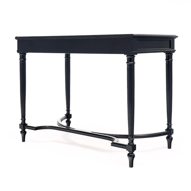 Black Art Deco Period French Writing Desk For Sale - Image 8 of 9