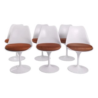 Eero Saarinen Tulip Side Chairs From Bauhaus, Italy, Set of 6 For Sale