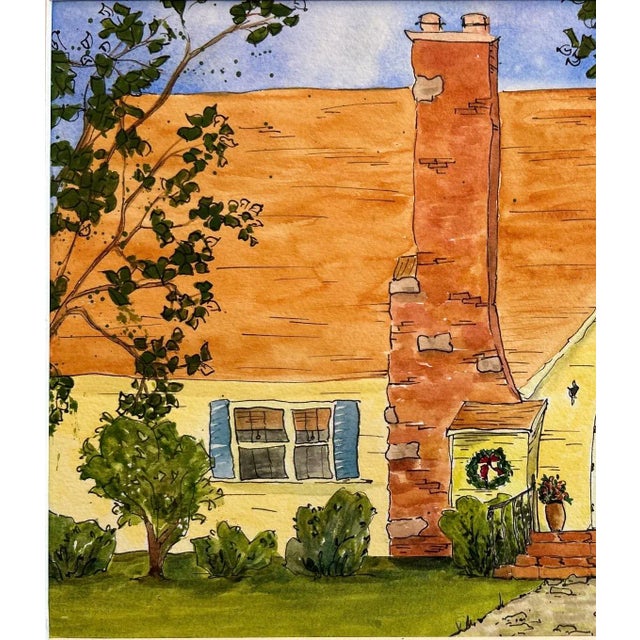 Watercolor fine Art Giclee print of “Yellow House in Twin Falls” in Idaho, USA. 17 x 12 inches, unframed. I take photos of...