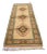 1980s Tribal Hand Knotted Cream Milas Runner Rug For Sale