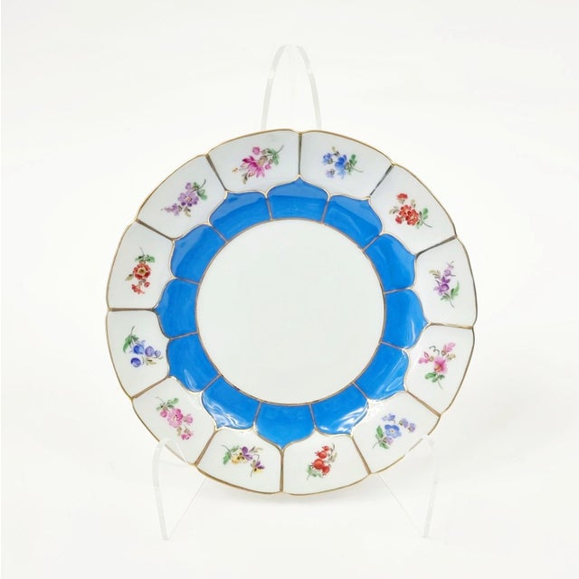 Meissen Porcelain 'B-Form' Cup, Saucer & Dessert Plate, Germany, 1920s-1930s For Sale - Image 9 of 11