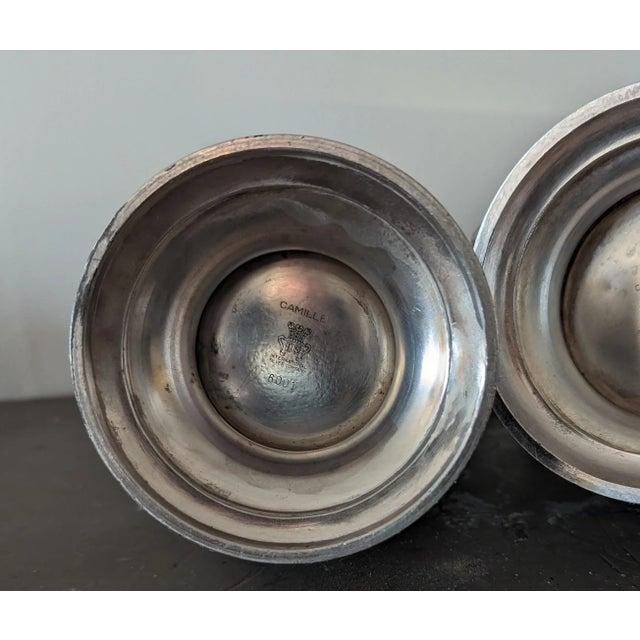 Art Nouveau 70's International Sillver Shapely Tea and Coffee Set- 2 Pieces For Sale - Image 3 of 4
