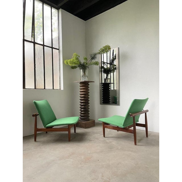 Set of Armchair Model Japan by Finn Juhl for France & Søn / France & Daverkosen, 1950s For Sale - Image 6 of 18
