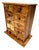 Antique Primitive Ten-Drawer Parts Cabinet, Original Paint For Sale