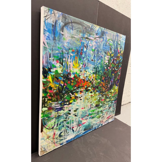 My Lovely Pond Helen Zarin (b. 1970) Oil on Canvas, 50 x 50 in. ﻿ Helen Zarin was born in Shiraz, Iran. Zarin remembers...