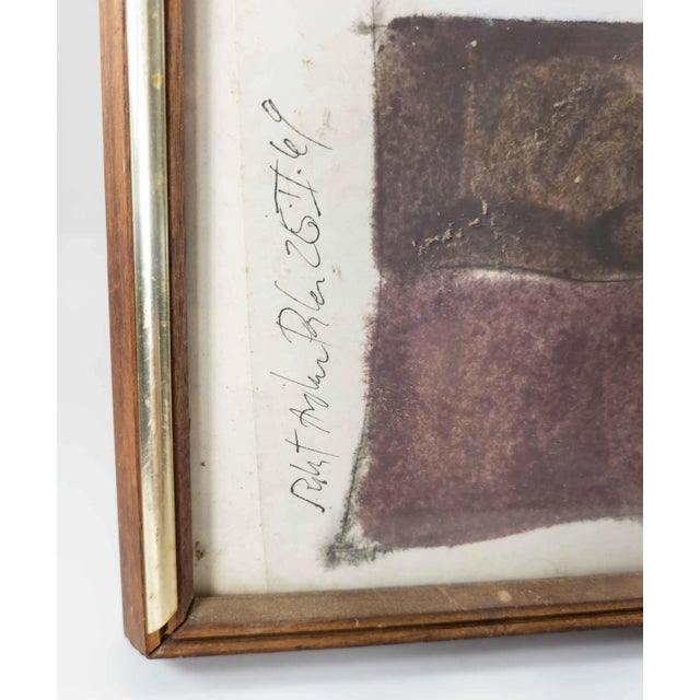 Paper Watercolor Gouache Painting by American Artist Robert Andrew Parker For Sale - Image 7 of 13