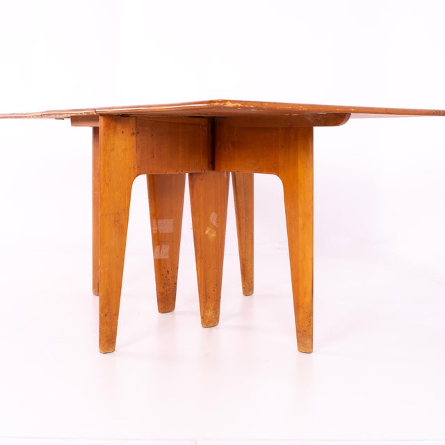 HeywoodWakefield Mid Century Gate Leg Drop Leaf Dining Table Chairish