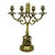 Antique Brass Candelabrum For Sale