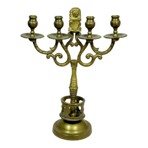 Antique Brass Candelabrum