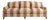 Sophie Conran Felix 4 Seater Sofa in Caramel Wide Stripes For Sale