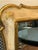 Large scalloped French Provincial style cream painted mirror having gilded carved decoration and scalloped frame. 48” H x...