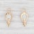 Gem: Natural Opals - Pear Cabochon Cut, Color Flecked White - Natural Diamonds - 0.06 Total Carats, Round Brilliant Cut, H...