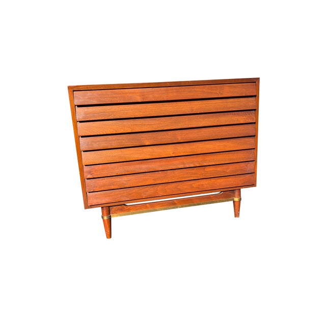 Mid-Century Modern Vintage Mid Century Modern Dresser by Merton Gershun for American of Martinsville For Sale - Image 3 of 12