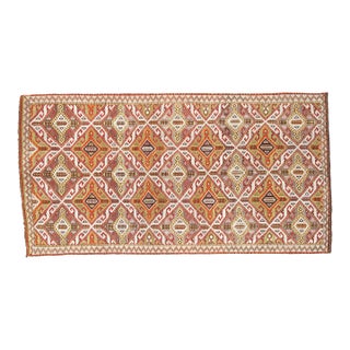 Pasargad Home Vintage Kilim Multi Wool Area Rug, 5' 4'' X 10' 4'' For Sale