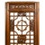 Asian Late 19th Century Antique Chinese Handcrafted 3 Panel Wooden Screen/Room Divider For Sale - Image 3 of 13