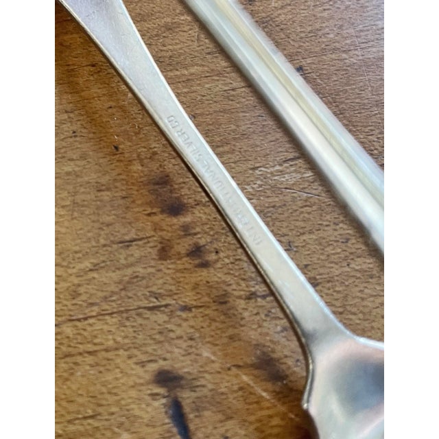 1920s Vintage Silver New York Central Railroad Sugar Tongs For Sale - Image 5 of 5