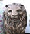 Contemporary Bronze Lion Gatekeeper Statues, 2000, Set of 2 For Sale - Image 3 of 8
