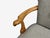 Danish Cabinetmaker, Armchairs, Oak, Gray Wool, Denmark, 1950s For Sale - Image 9 of 12
