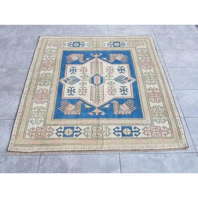 1960s Turkish Rectangular Vintage Rug For Sale - Image 11 of 11