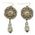 Elements Jill Schwartz Collage Crystal Drop Earrings With Bird Motif For Sale