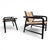 Set of Leather Lounge Chair with Ottoman by Hans Eichenberger for WK Möbel, 1970 For Sale - Image 18 of 18