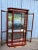 Late 20th Century Pulaski Furniture Federal Style Cherry Illuminated Curio Cabinet. With Lights. For Sale In Washington DC - Image 6 of 12