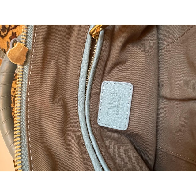 Chloé Women's Gray Marcie Small Double Carry Foldover Tote Bag, Brand New For Sale - Image 18 of 18