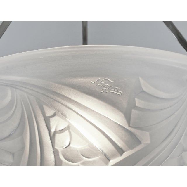 Silver French Art Deco Pendant by Degue - 1920s France For Sale - Image 8 of 11