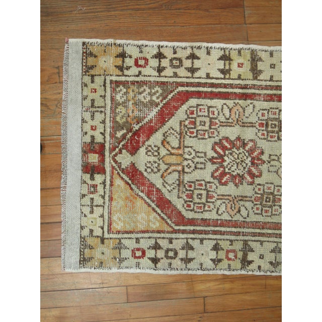 Vintage Rustic Turkish Rug - 2'7" x 3'11" For Sale - Image 4 of 5