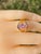The Kilbourn Ladies Yellow Gold Cocktail Ring set with Pink Cubic Zirconia. Crafted in polished yellow gold, this ladies...