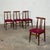 Mid-Century Modern Polish Dining Chairs attributed to M. Zielinski, 1960s, Set of 5 For Sale - Image 3 of 9