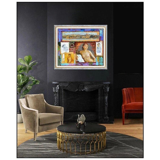 Message us to inquire about custom framing options! (Included for free with every purchase) The artwork here, "Viaje...