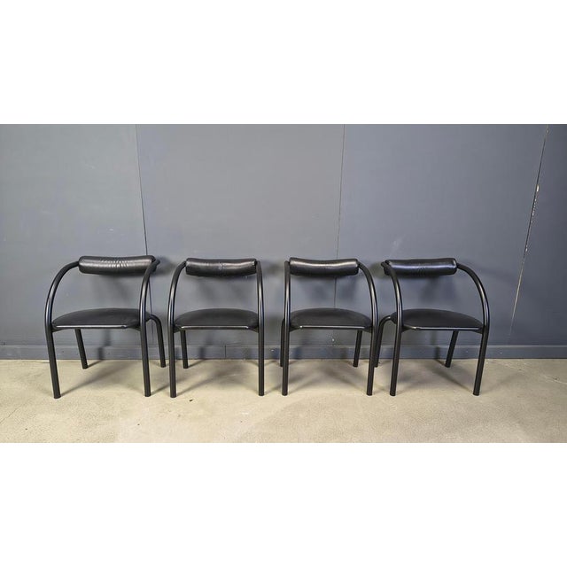 Postmodern Dining Chairs, 1980s, Set of 4 For Sale - Image 12 of 14