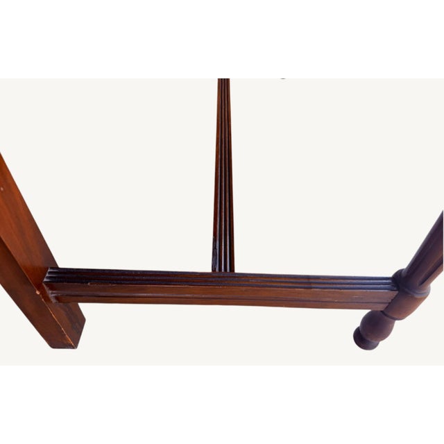 1920s Antique 1920s Federal Hepplewhite Revival Walnut China Cabinet Display Hutch For Sale - Image 5 of 14