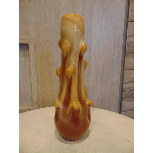 1970s Vintage Vase in Prokuplje Glass, 1970s For Sale - Image 5 of 6