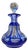 Bohemian Crystal Bottle from Baccarat, 1870 For Sale