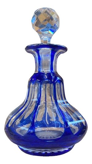 Bohemian Crystal Bottle from Baccarat, 1870