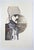 Printmaking Materials 1973 Walter Crump Abstract Portrait Monoprint For Sale - Image 7 of 7