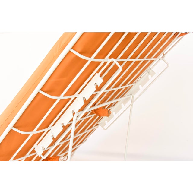 White Vintage White Painted Iron Garden and Patio Furniture Style of Salterini Set of 4 For Sale - Image 8 of 13