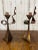 Modernist Triangular Copper Candlesticks For Sale - Image 11 of 12