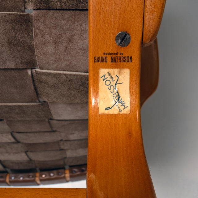 Vintage Three-Seater Eva Sofa by Bruno Mathsson for Firma Karl Mathsson, 1960s For Sale - Image 9 of 11