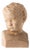 Earthenware Bust of a Boy, 19th Century For Sale