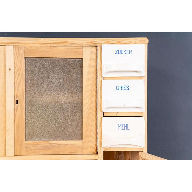 Vintage Kitchen Buffet in Pine For Sale - Image 10 of 16