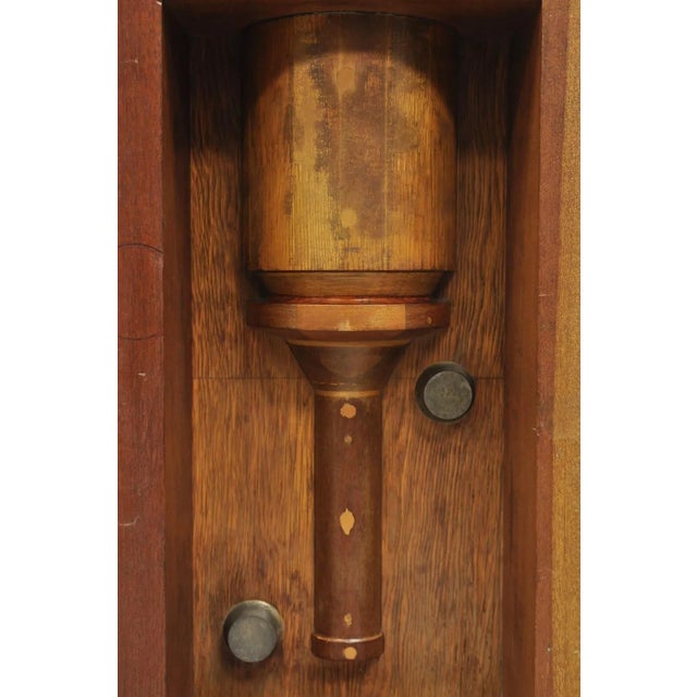 Vintage Industrial Foundry Wooden Block Mold Architectural Valcor Engine - a Pair For Sale - Image 4 of 12