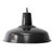 1950s Vintage Industrial French Black Enamel Pendant Light For Sale - Image 5 of 5